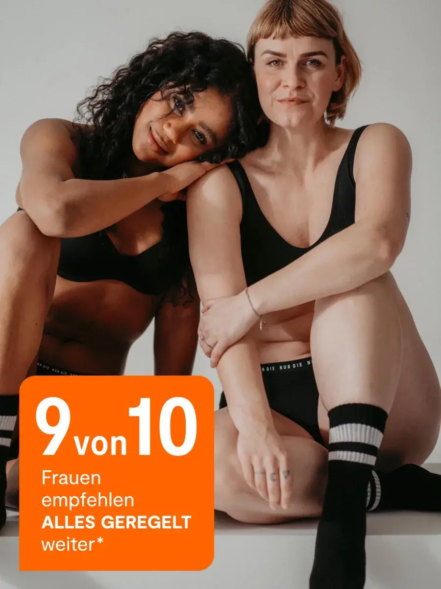 Nur Die Periodenunterwäsche Alles Geregelt Panty extrastark - schwarz - Größe 44-46 Neuheiten