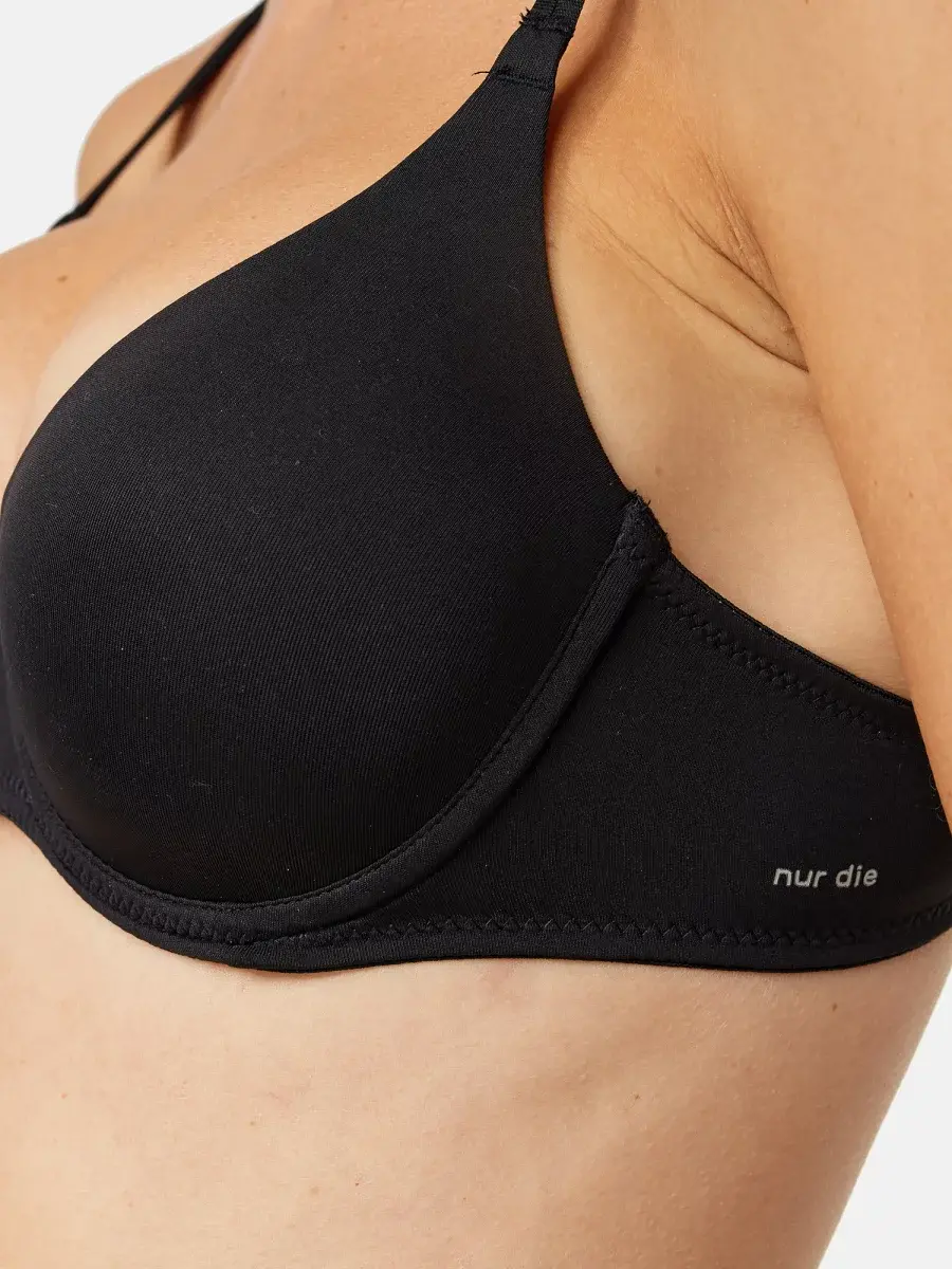 Nur Die T-Shirt BH - schwarz - 80 A Letzte 2 Tage