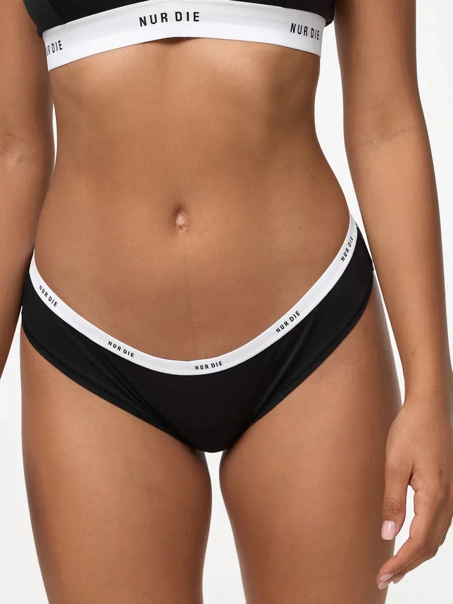 Nur Die Slip 2-Pack Soft Sportiv - graumelange/schwarz - Größe 40-42 Nur noch ein Tag übrig