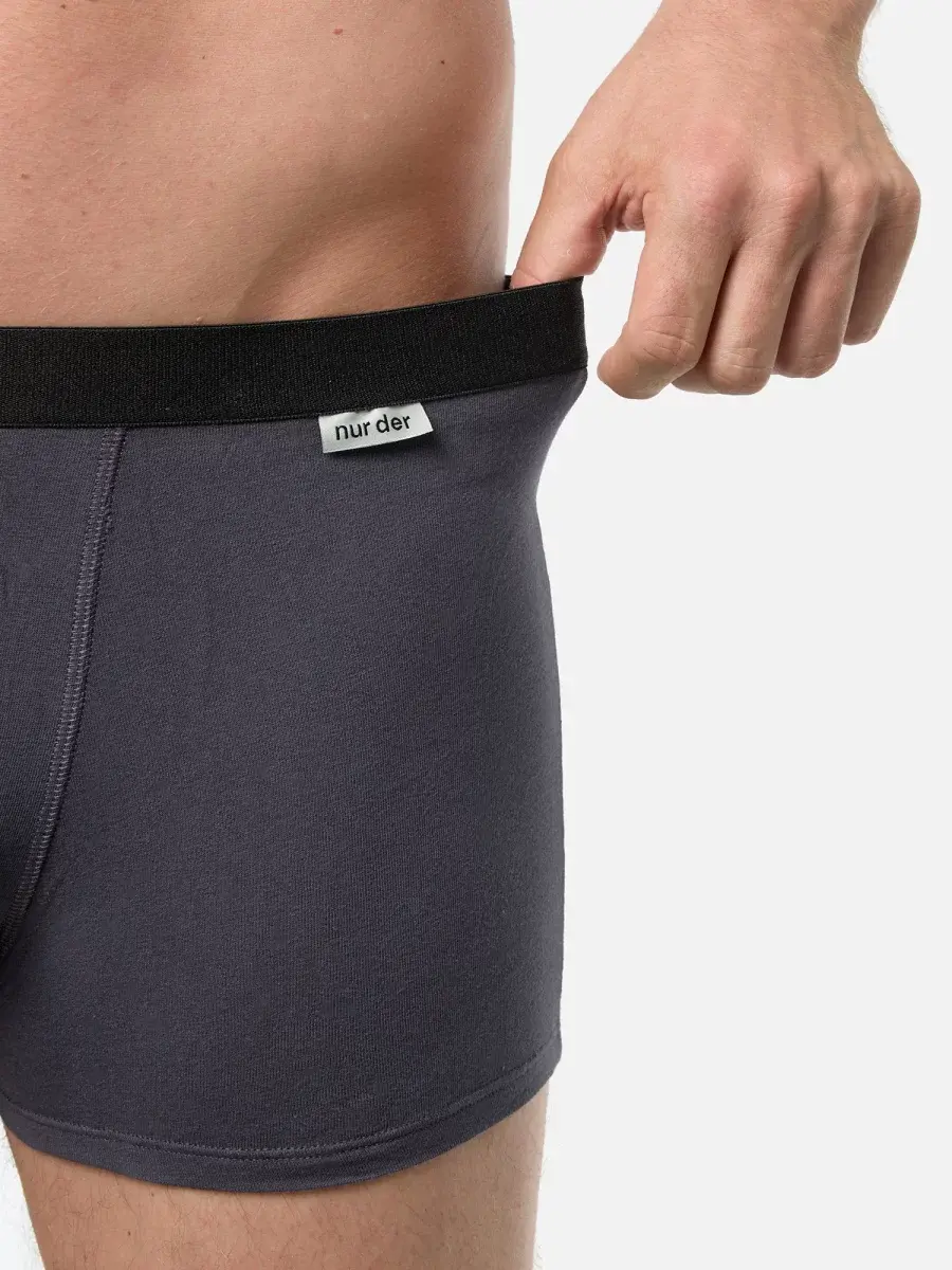 Nur Die Boxer Cotton Strech 3er Pack - navy/graumelange/grau - Größe 8 | XXL | 56 zollfrei