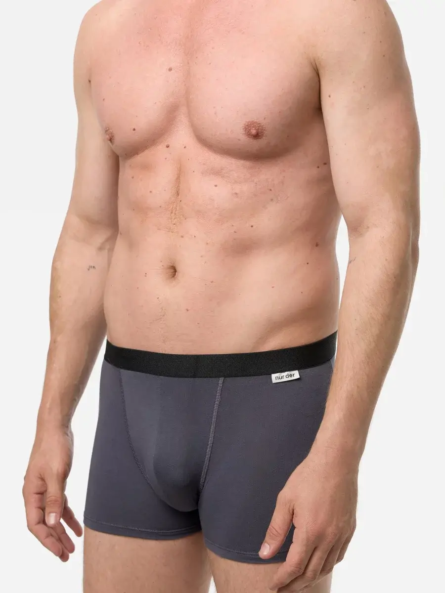 Nur Die Boxer Cotton Strech 3er Pack - navy/graumelange/grau - Größe 8 | XXL | 56 zollfrei