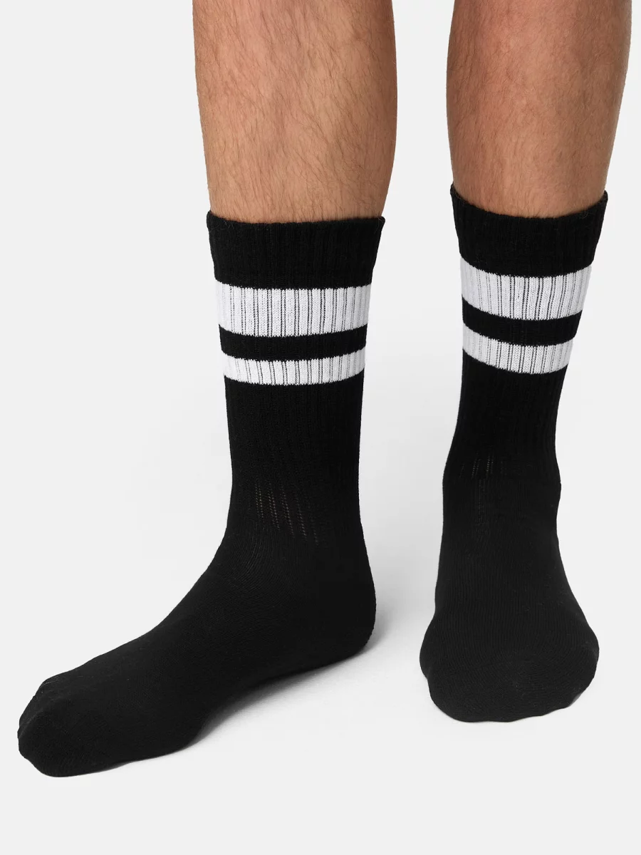 Nur Die Sport Socken 3er Pack - weiß/grau/schwarz - Größe 39-42 Online Shopping
