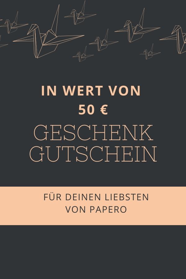 Papero Geschenkgutschein Fabrik Onlineshop