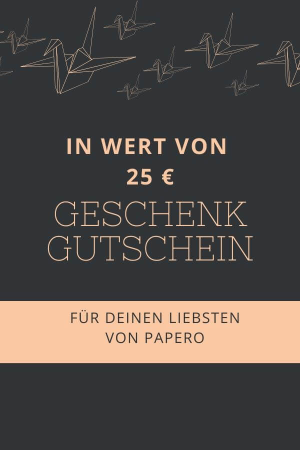 Papero Geschenkgutschein Fabrik Onlineshop