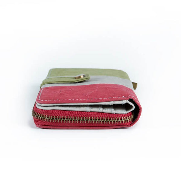 Papero NEU PAPERO leichtes Papier Wallet Damen CAT mit integriertem RFID Schutz und Münzfach Sonderangebot