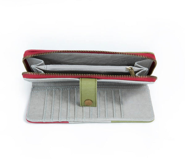 Papero NEU PAPERO leichtes Papier Wallet Damen CAT mit integriertem RFID Schutz und Münzfach Sonderangebot