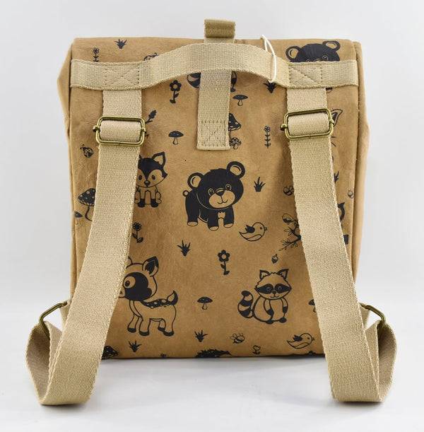 Papero NEU PAPERO Rucksack COUGAR KIDS 8 L aus waschbarem Kraft Papier leicht, reißfest und wasserfest nachhaltig Rabatt