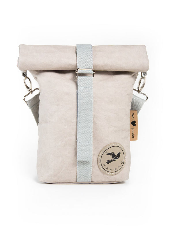 Papero PAPERO Lunchbag Handtasche aus Papier RACOON Pausenbrot vegan nachhaltig Saisonschlussverkauf