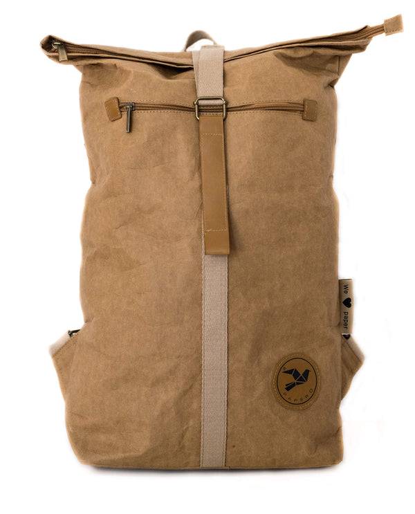 Papero PAPERO Rucksack aus Papier COUGAR 22 L Unisex waschbar, reißfest, wasserfest, nachhaltiger Daypack Weihnachtsangebot