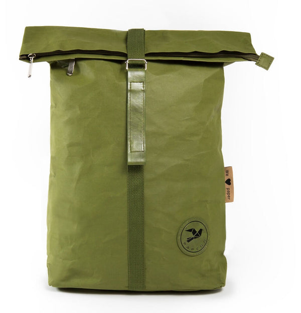 Papero PAPERO Rucksack aus Papier COUGAR 22 L Unisex waschbar, reißfest, wasserfest, nachhaltiger Daypack Weihnachtsangebot