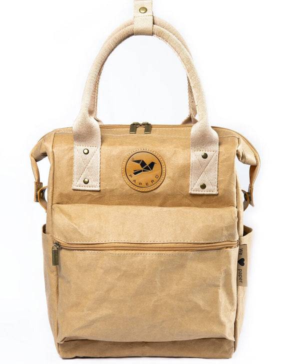 Papero PAPERO Rucksack aus Papier LYNX 12 L Handtaschenrucksack 2 in 1, wasserfest, reißfest Muttertagsangebot