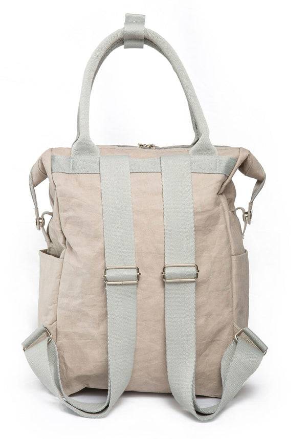 Papero PAPERO Rucksack aus Papier LYNX 12 L Handtaschenrucksack 2 in 1, wasserfest, reißfest Muttertagsangebot