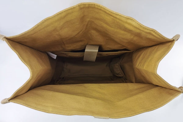 Papero PAPERO Rucksack LIZARD 21 L PRAKTISCH aus waschbarem Kraft Papier leicht, reißfest und wasserfest nachhaltig Valentinstagsangebot