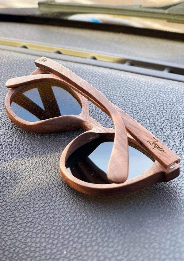 Papero Sonnenbrille Nussbaum Vollholz - Savannah aus Schweden Neueste Mode
