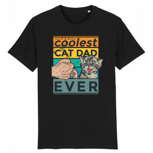 Papero T-Shirt - BIO- CAT DAD - Herren Große Rabatte