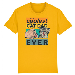 Papero T-Shirt - BIO- CAT DAD - Herren Große Rabatte