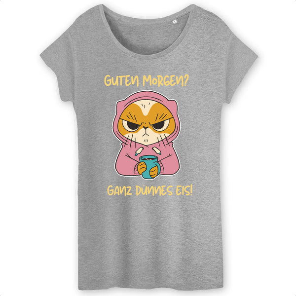 Papero T-SHIRT - BIO- Cat Guten Morgen, dünnes Eis - Damen Saisonale Angebote