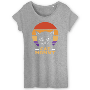 Papero T-Shirt - BIO- CAT MOMMY - Damen Kauf eins, bekomm eins gratis