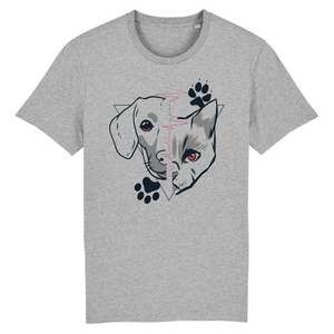 Papero T-Shirt - BIO- Dog + Cat Heartbeat - Herren Tiefpreis