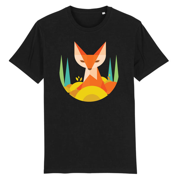 Papero T-SHIRT - BIO- Fox Geometric - HERREN Begrenzte Freigabe
