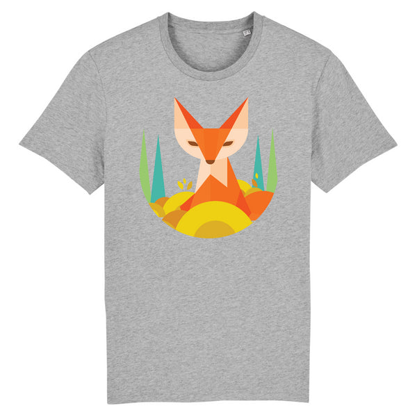 Papero T-SHIRT - BIO- Fox Geometric - HERREN Begrenzte Freigabe