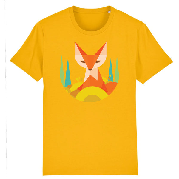 Papero T-SHIRT - BIO- Fox Geometric - HERREN Begrenzte Freigabe