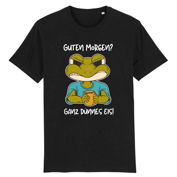 Papero T-SHIRT - BIO- Frog Guten Morgen dünnes Eis - HERREN JETZT KAUFEN