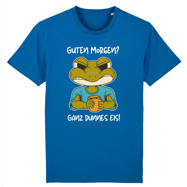 Papero T-SHIRT - BIO- Frog Guten Morgen dünnes Eis - HERREN JETZT KAUFEN