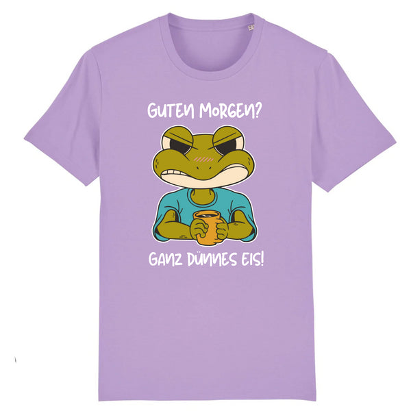Papero T-SHIRT - BIO- Frog Guten Morgen dünnes Eis - HERREN JETZT KAUFEN