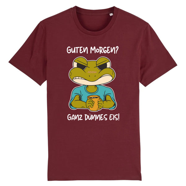 Papero T-SHIRT - BIO- Frog Guten Morgen dünnes Eis - HERREN JETZT KAUFEN