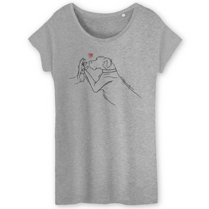 Papero T-Shirt - BIO- Great-dane-love - Damen Neueste Stile