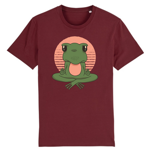 Papero T-Shirt- BIO- FROSCH YOGA VINTAGE- Herren Bis zu 50% Rabatt