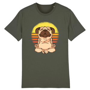Papero T-Shirt- BIO- MOPS YOGA VINTAGE- Herren Vierteljährliche Förderung