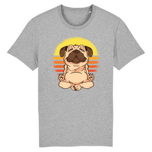 Papero T-Shirt- BIO- MOPS YOGA VINTAGE- Herren Vierteljährliche Förderung
