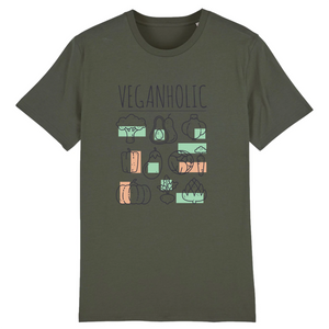 Papero T-Shirt- BIO- VEGANHOLIC- Herren Clearance-Verkauf