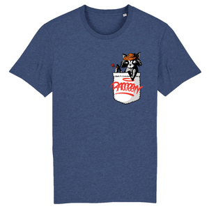 Papero T-Shirt - BIO- Pocket Racoon - Herren Verkauf