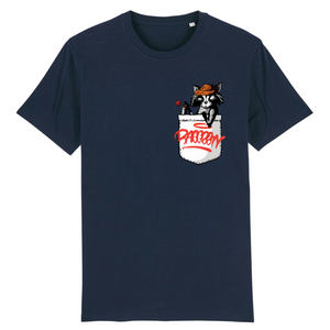 Papero T-Shirt - BIO- Pocket Racoon - Herren Verkauf