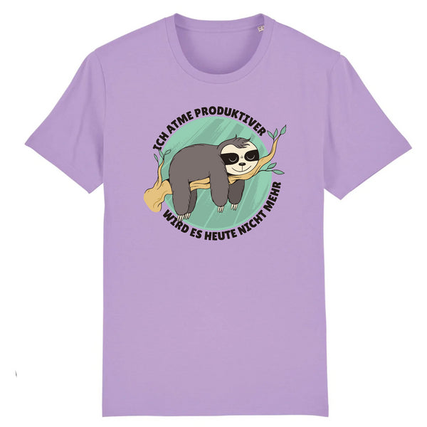 Papero T-SHIRT - BIO- Sloth Ich Atme produktiver - HERREN Günstiger Verkauf