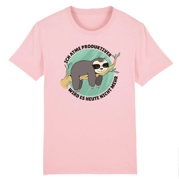 Papero T-SHIRT - BIO- Sloth Ich Atme produktiver - HERREN Günstiger Verkauf