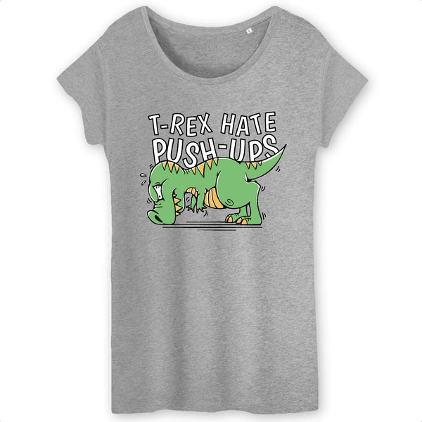 Papero T-SHIRT - BIO- TRex hate Push-Ups - Damen Rabatt