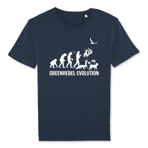 Papero T-Shirt- BIO - Greenrebel Evolution - Es ist Zeit für die grüne Rebellion- Herren Cyber Monday