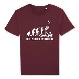 Papero T-Shirt- BIO - Greenrebel Evolution - Es ist Zeit für die grüne Rebellion- Herren Cyber Monday