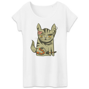 Papero T-Shirt- BIO- CAT SASSY- Damen Vatertagsangebot