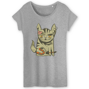 Papero T-Shirt- BIO- CAT SASSY- Damen Vatertagsangebot