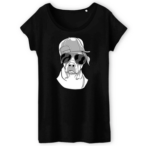 Papero T-Shirt- BIO- COOL DOG- Damen Heißer Verkauf