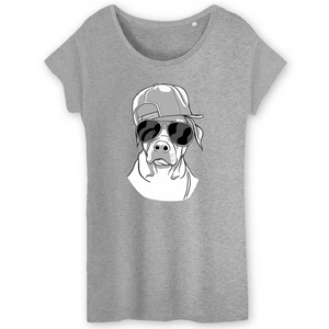 Papero T-Shirt- BIO- COOL DOG- Damen Heißer Verkauf