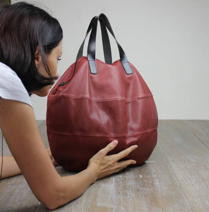Philini Handtasche aus Anilinleder - Nataly Kostenlose Rückgabe