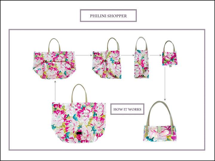 Philini Mini Flowers Shopper rot Sonderangebot der Fabrik