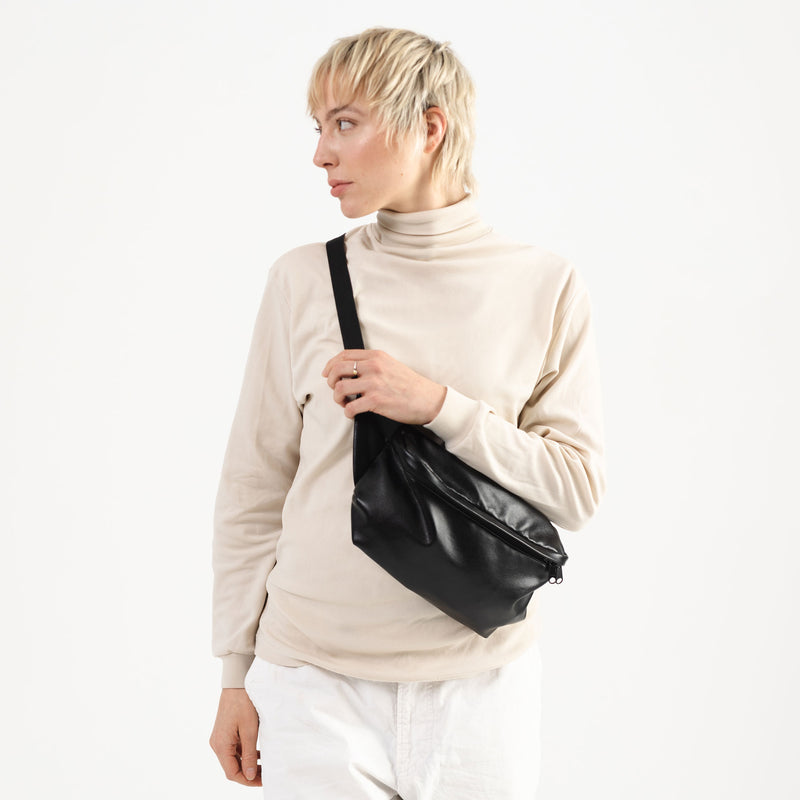 PP Berlin Bauchtasche groß, Kunstleder, Damen Herren Unisex Neueste Mode
