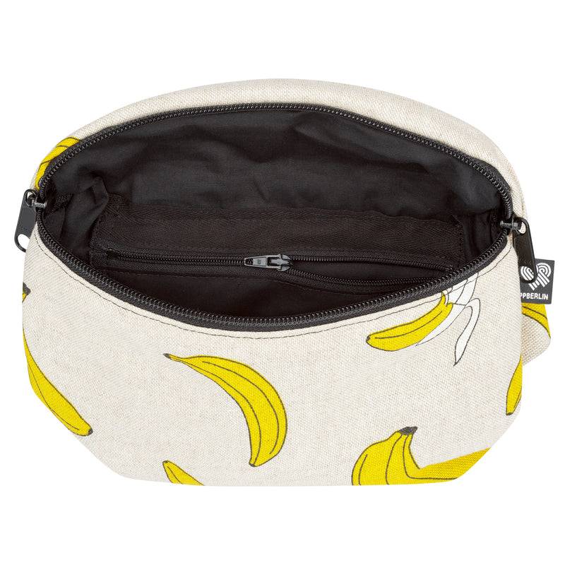 PP Berlin Bauchtasche eckig, Canvas Stoff mit Motiv, Damen Herren Unisex Tiefpreis